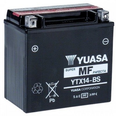 Мото аккумулятор Yuasa YTX14-BS