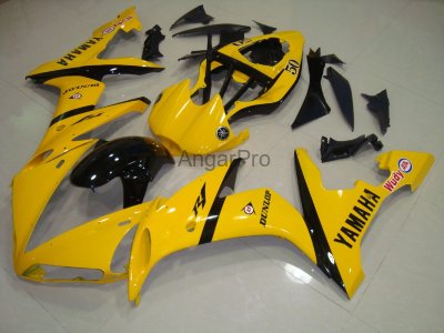 Комплект пластика для мотоцикла Yamaha YZF-R1 04-06 Желто-Черный