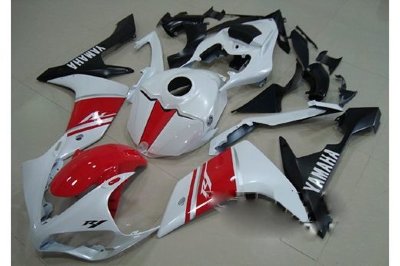 Комплект пластика для мотоцикла Yamaha YZF-R1 07-08 Красно-Бело-Черный