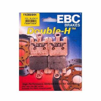 Тормозные колодки для мотоцикла EBC DOUBLE H Sintered FA369/4HH (4 шт. в комплекте)