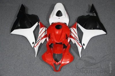 Комплект пластика для мотоцикла Honda CBR600RR 09-12 Красно-Бело-Черный
