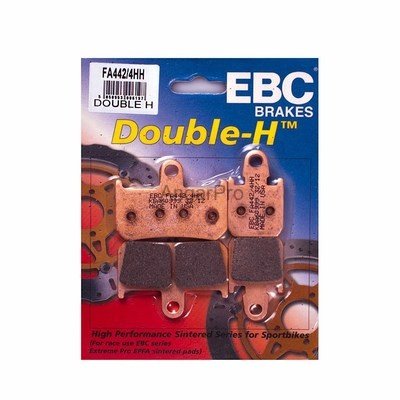 Тормозные колодки для мотоцикла EBC DOUBLE H Sintered FA442/4HH (4 шт. в комплекте)