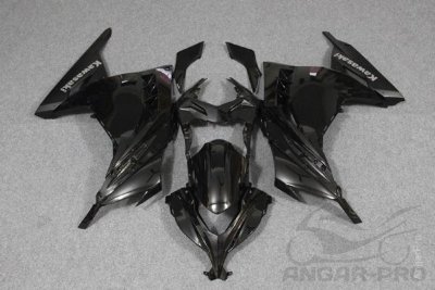 Комплект пластика для мотоцикла Kawasaki Ninja 300R 2013-2015 Черный