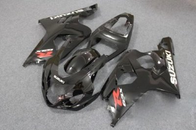 Комплект пластика для мотоцикла Suzuki GSX-R600,750 04-05 Черный