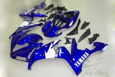 Комплект пластика для мотоцикла Yamaha YZF-R1 04-06 Сине-Белый