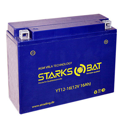 Аккумулятор для мотоцикла Starksbat YT 12-16