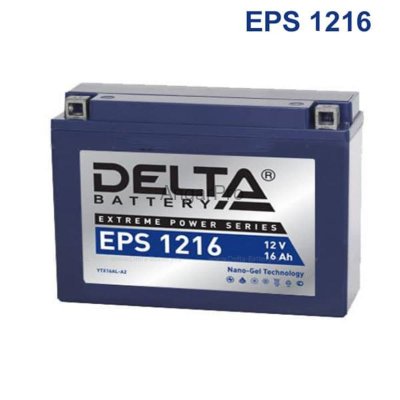Мотоаккумулятор Delta EPS 1216