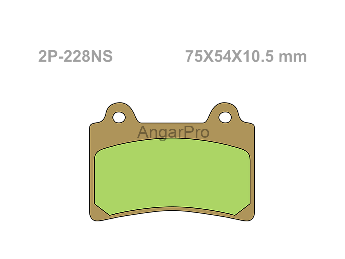 Тормозные колодки NISSIN 2P-228NS по лучшей цене