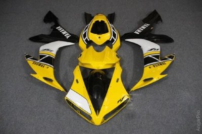 Комплект пластика для мотоцикла Yamaha YZF-R1 04-06 Limited 50th желтый