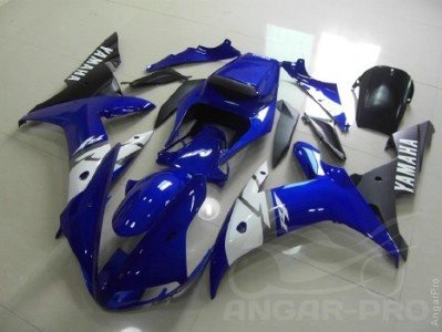 Комплект пластика для мотоцикла Yamaha YZF-R1 04-06 Синий (Черный плуг)