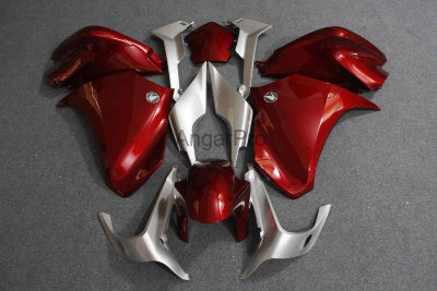 Комплект пластика для мотоцикла Honda VFR1200 10-15 Красный COLOR+