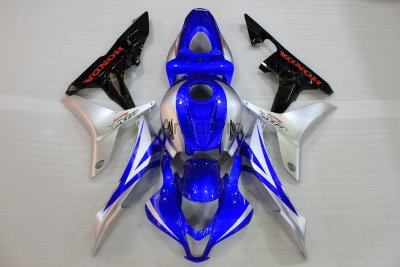 Комплект пластика для мотоцикла Honda CBR600RR 07-08 Сине-Серебристо-Черный