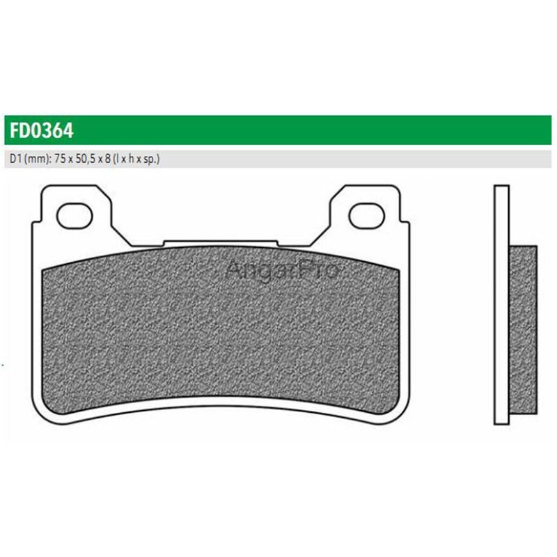 Тормозные колодки дисковые Newfren FD0364SP ROAD TTPRO SINTERED (FDB2181ST) по лучшей цене