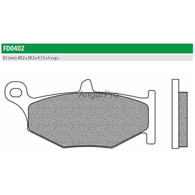 Тормозные колодки дисковые Newfren FD0402BT ROAD TOURING ORGANIC (FDB2213P) по лучшей цене