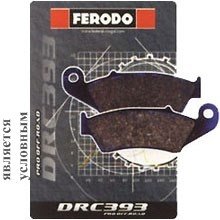 Мото колодки Ferodo FDB411DX, блистер 2 шт