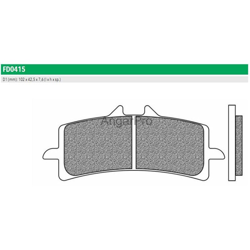 Тормозные колодки дисковые Newfren FD0415R01 ROAD RACE SINTERED (FDB2218/FDB2260XRAC) по лучшей цене