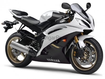 Комплект пластика для мотоцикла Yamaha YZF-R6 08-15 Бело-Черный Заводской