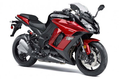 Комплект пластика для мотоцикла Kawasaki Z1000SX 11-17 Красно-Черный