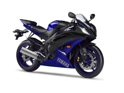 Комплект пластика для мотоцикла Yamaha YZF-R6 08-15 Сине-Черный Заводской