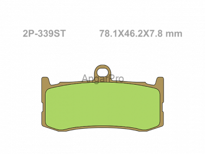 Тормозные колодки NISSIN 2P-339ST