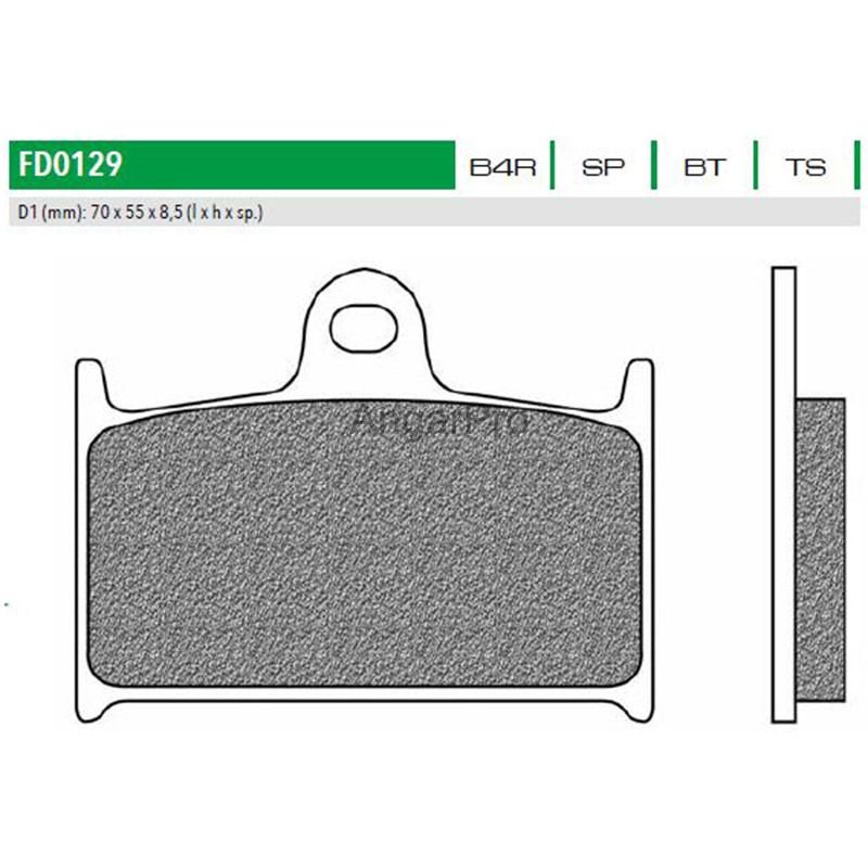 Тормозные колодки дисковые Newfren FD0129TS ROAD TOURING SINTERED (FDB557) по лучшей цене