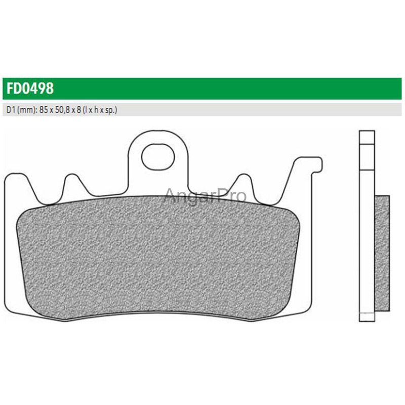 Тормозные колодки дисковые Newfren FD0498SP ROAD TTPRO SINTERED (FDB2265ST) по лучшей цене