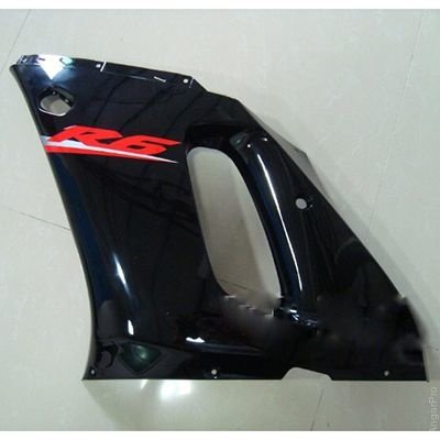 Левый верхний боковой пластик для Yamaha R6 99-02 Без цвета