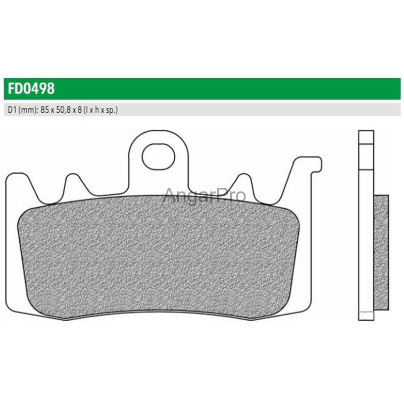 Тормозные колодки дисковые Newfren FD0498TS ROAD TOURING SINTERED (FDB2265ST) по лучшей цене