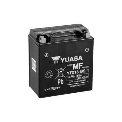 Мотоаккумулятор YUASA YTX16-BS-1