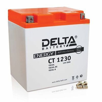 Мото аккумулятор Delta CT1230
