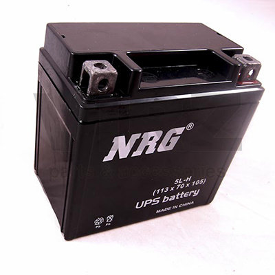 Аккумуляторная батарея 12V5Ah (113х70х105) NRG YTX5L-BS для мотоцикла TTR110