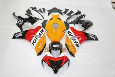 Комплект пластика для мотоцикла Honda CBR1000RR 08-11 Repsol оранжевый