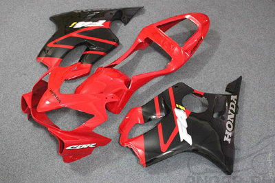 Комплект пластика для мотоцикла Honda CBR600 F4I 01-03 Красно-Черный Заводской