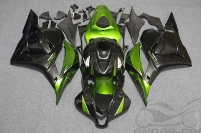 Комплект пластика для мотоцикла Honda CBR600RR 09-12 Черно-Зеленый