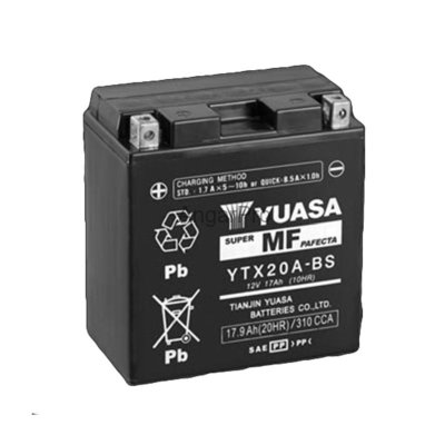 Мото аккумулятор Yuasa YTX20A-BS