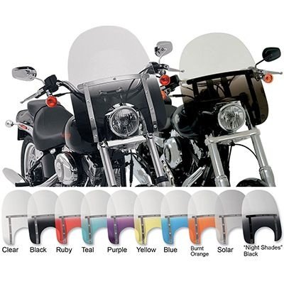 Ветровое стекло для мотоцикла MEMPHIS SHADES Slim 38 см под фару 22 см