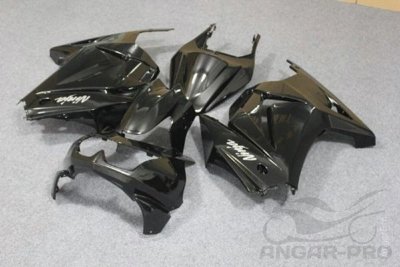 Комплект пластика для мотоцикла Kawasaki Ninja 250R Черный