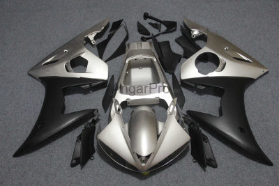 Комплект пластика для мотоцикла Yamaha YZF-R6 05 Черно-Серый