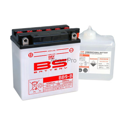 Мотоаккумулятор BS-battery BB9-B (YB9-B)