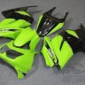 Комплект пластика для мотоцикла Kawasaki Ninja 250R Зелено-Чёрный