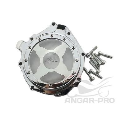 Крышка генератора для мотоцикла Honda CBR1000RR 04-07 Chrome/Transparent