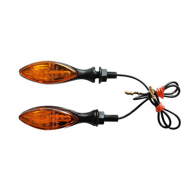 Поворотники на мотоцикл EMGO (пара) ''RABBIT EARS'', цвет Оранжевый, цвет Черный