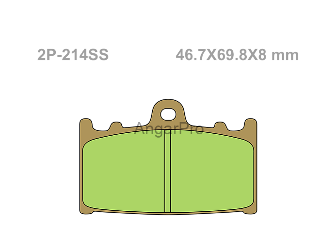 Тормозные колодки NISSIN 2P-214SS по лучшей цене