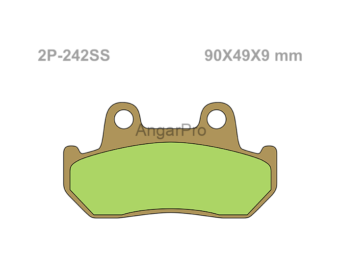 Тормозные колодки NISSIN 2P-242SS по лучшей цене
