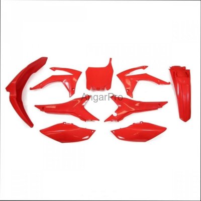 Комплект пластика R-Tech Honda CRF250R 14-17, CRF450R 13-16 (R-KITCRF-RS0-517) красный
