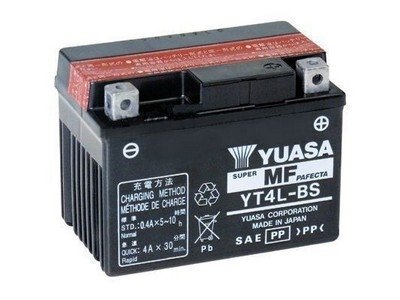Мото аккумулятор Yuasa YT4L-BS