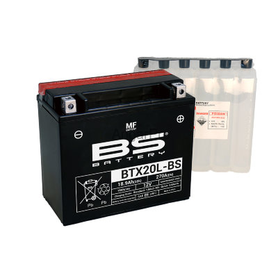 Мотоаккумулятор BS-battery BTX20L-BS AGM (YTX20L-BS)