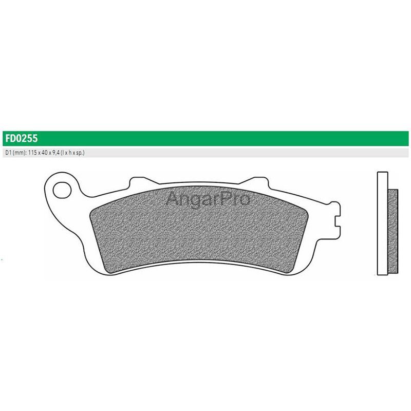 Тормозные колодки дисковые Newfren FD0255BT ROAD TOURING ORGANIC (FDB2075P) по лучшей цене
